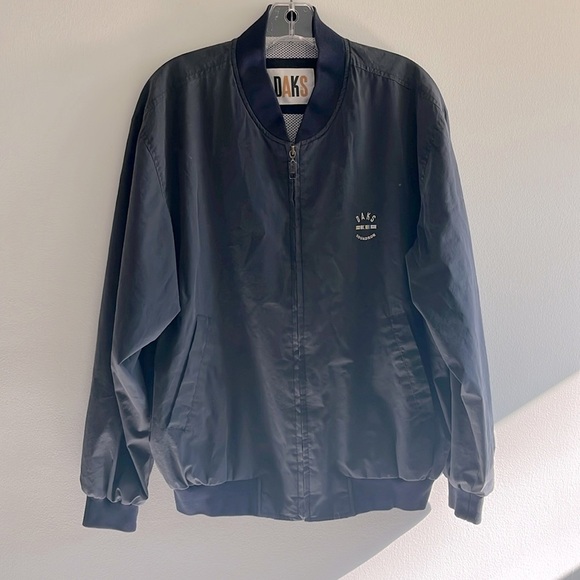 DAKS Other - DAKS 80s vintage navy golf windbreaker zip up jacket